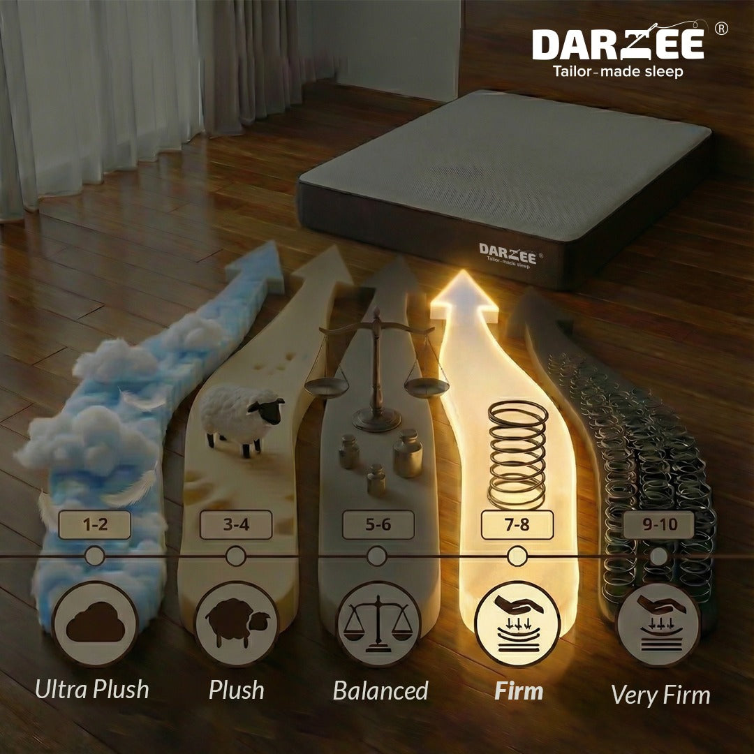 Daree Natutex Mattress:  7-Zone Support (4+2)